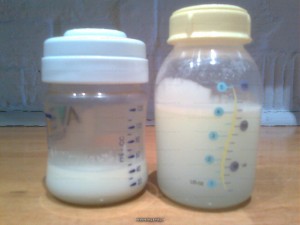 Afgekolfde moedermelk bij borstvoeding